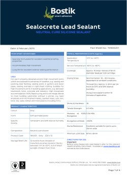 Sealocrete Lead Sealant