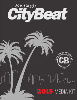 2015 Media Kit - San Diego CityBeat