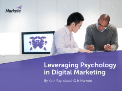 Leveraging Psychology in Digital Marketing