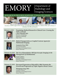EMORY Department of Radiology and Imaging Sciences