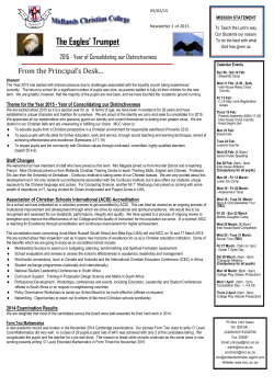 The Eagles` Trumpet - Midlands Christian College