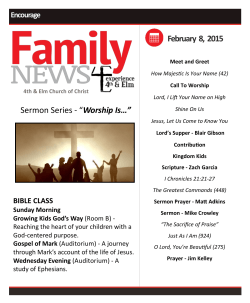 View Family News - 4th & Elm Church of Christ