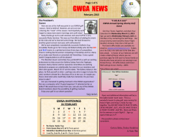 Feb 2015 Newsletter