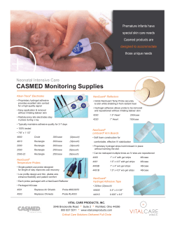 CASMED Monitoring Supplies