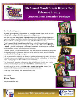 the Auction Info Package