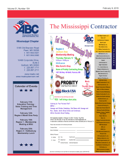 The Mississippi Contractor