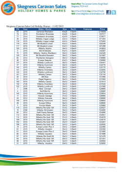 Skegness Caravan Sales Ltd Holiday Homes