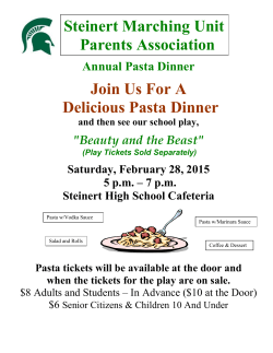 Beauty and the Beast - Steinert Marching Unit Parents Association