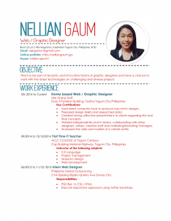 My CV - Nellian Gaum