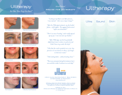 Ulthera Brochure - Body del Sol Medical Spa
