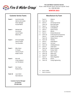 WINTER 2015 - Hugh M. Cunningham, Inc.