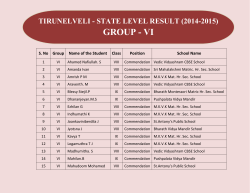 GROUP - VI - SpellBee International