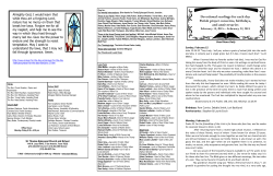 Devotional Reading for the Week of Feb 15