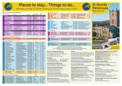 Places to stay... Things to do