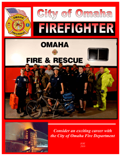 Omaha Fire & Rescue Recruitment Booklet
