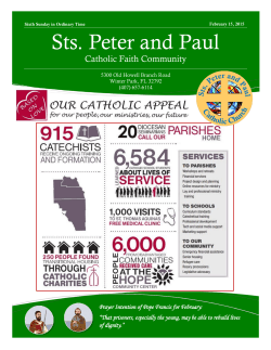 Bulletin - Sts. Peter and Paul Catholic Church