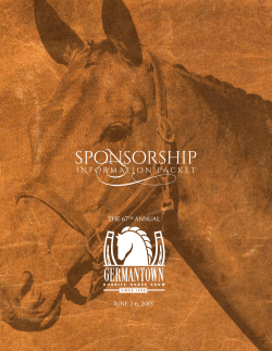info - Germantown Charity Horse Show
