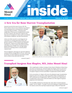View the PDF - Mount Sinai Hospital