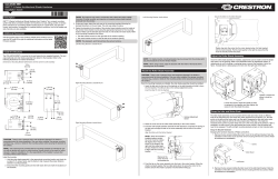 Installation Guide: CSA-ARCH3-BRKT