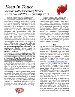 February 2015 Newsletter - Crawford Central School District