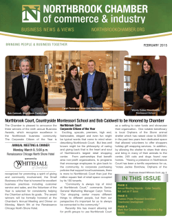 IN THIS ISSUE - Northbrook Chamber of Commerce