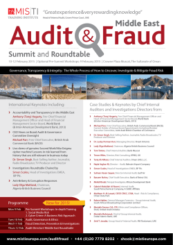 Audit and Fraud Middle East