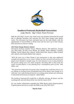 Southern Peninsula Basketball Association Lady Sharks