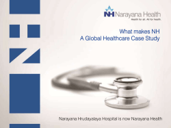 What makes NH A Global Healthcare Case Study