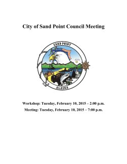 the Meeting Packet for the February 10