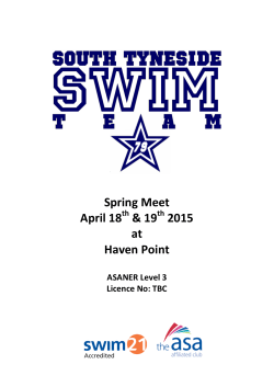 Spring Meet April 18 & 19 2015 at Haven Point