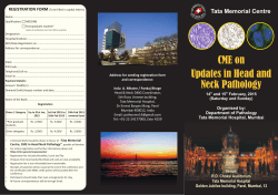 CME on Updates in Head and Neck Pathology