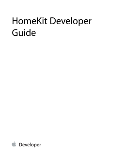 HomeKit Developer Guide