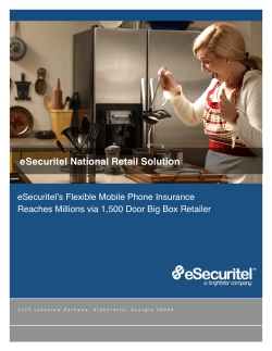 eSecuritel National Retail Solution