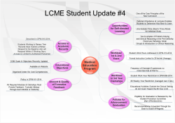 LCME Student Update #4