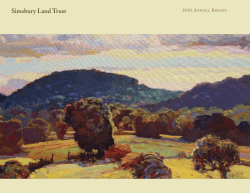 2010 Annual Report - Simsbury Land Trust