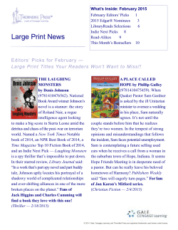 February 2015 Newsletter.pub