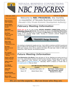 February 2015 Issue - Nevada Business Connections