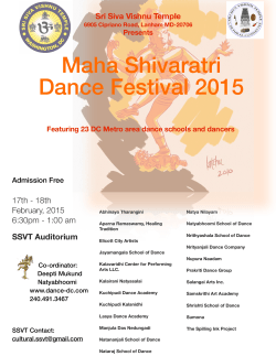 Maha Shivaratri Dance Festival 2015