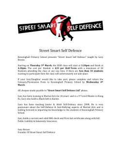 Street Smart Self Defence - Kenninghall Community Primary School