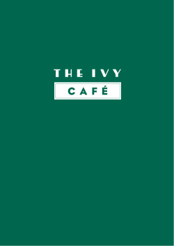 VIEW MENU - The Ivy Market Grill