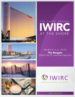 IWIRC Brochure 2015 - IWIRC, International Women`s Insolvency