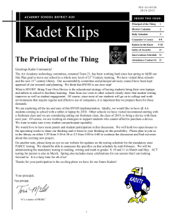 Kadet Klips - Academy School District 20