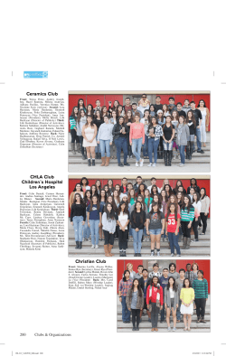 Ceramics Club CHLA Club Children`s Hospital Los Angeles