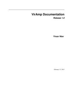 VirAmp Documentation