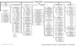 Campus Organizational Chart - California State University, Fresno