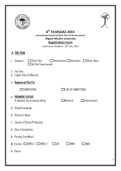 registration form of filmsaaz - Film-Club
