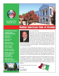 September 2006.qxd - Italian American Club of Livonia