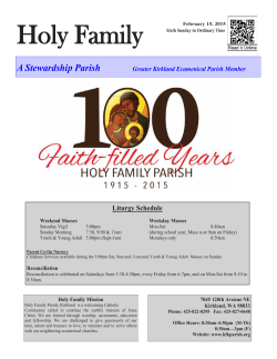 Holy Family - Catholic Printery