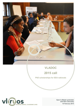 Call VLADOC 2015 - VLIR-UOS