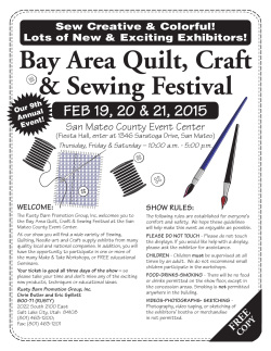 print program - Quilt, Craft & Sewing Festival